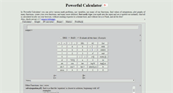 Desktop Screenshot of powerfulcalculator.com